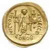 solidus, 527-537, Konstantynopol, Aw: Popiersie 