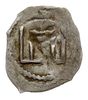 denar 1413-1430, Aw: Kolumny Gedymina, Rw: Grot włóczni z krzyżykiem po prawej, srebro 0.37 g, Iva..