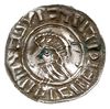 naśladownictwo denara anglosaskiego typu Small Cross, ok. 995-1005, Sigtuna, Aw: Popiersie w diade..