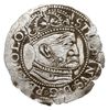 grosz 1580, Olkusz, Aw: Duża głowa króla w prawo