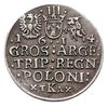 trojak 1614, Kraków, litery TKA, Aw: Popiersie króla w prawo i napis w otoku SIGIS III D G REX POL..