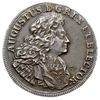 2/3 talara (gulden) 1709, Drezno, Aw: Popiersie króla, Rw: Monogram króla i napis MONETA SAXONICA,..