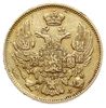 3 ruble = 20 złotych 1835 СПБ ПД, Petersburg, złoto 3.88 g, Plage 301, Bitkin 1076 (R), drobne rys..