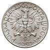 5 złotych 1959, Warszawa, symbole przemysłu”, na rewersie wypukły napis PRÓBA, nikiel, Parchimowic..