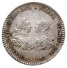 Maria Leszczyńska i Ludwik XV, medal zaślubinowy 1725 r., Aw: Popiersia małżonków zwrócone do sieb..