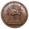 Franciszek Maria Arouet (Voltaire) w Mannheim, medal 1770 sygnowany G C WAECHTER, Aw: Popiersie fi..