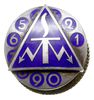 pamiątkowa odznaka Służby Telefonistów, srebro 28 mm, emalia, na stronie odwrotnej inicjały wytwór..