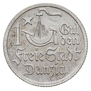 1 gulden 1923, Utrecht, Koga, wybite stemplem lu