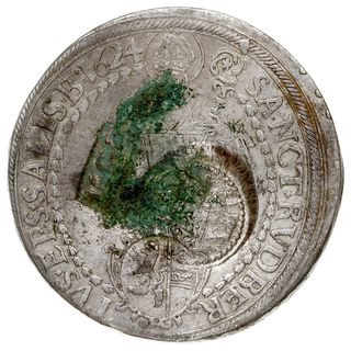 Jefimok 1655 na talarze salzburskim Parysa Lodrona z 1624 roku, srebro 28.82 g, Spasskij 420-425, grynszpan