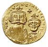 solidus 654-659, Konstantynopol, Aw: Popiersia Konstansa i Konstantyna na wprost, d N CONSTANTINЧS..