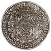 talar 1629, Bydgoszcz, Aw: Popiersie w prawo i herb Półkozic poniżej, napis wokoło, Rw: Tarcza her..