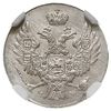 5 groszy 1840, Warszawa, Plage 140, Bitkin 1192, moneta w pudełku firmy NGC z oceną MS 66, wyśmien..
