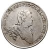 talar 1766, Drezno, Aw: Popiersie i napis, Rw: Tarcza herbowa i napis, srebro 27.60 g, Schnee 1055..