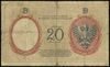 20 złotych 15.07.1924, II emisja, seria A, numeracja 1028146, Lucow 612 (R7), Miłczak’05 59, Miłcz..