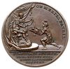 późniejsza odbitka w brązie medalu na pamiątkę narodzin syna Fryderyka Alojzego Brühla autorstwa J..