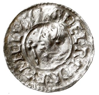 denar typu Crux, 991-997, mennica York, mincerz Ascetel, EDELRED REX ANGLOX / ASCETEL M.O EFO, srebro 1.47 g, S. 1148, N. 770, gięty