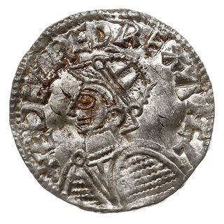 denar typu Helmet, 1003-1009, mennica Norwich, mincerz Swertinc, EDELRED REX ANGL / SPERTING M.O NOR, srebro 1.41 g, S. 1152, N. 775, gięty