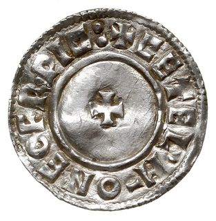 denar typu Last Small Cross, 1009-1017, mennica York, mincerz Cetel, EDELRED REX ANGLOI / CETEL M.ON EOFRPIC, srebro 1.68 g, S. 1154, N. 777, gięty