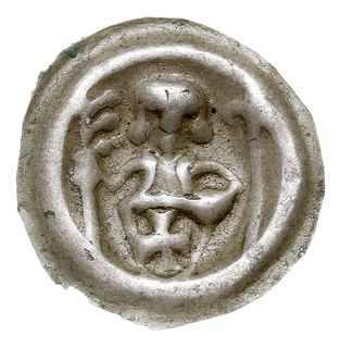 brakteat typu Rycerz”, ok. 1247-1257; Rycerz na 