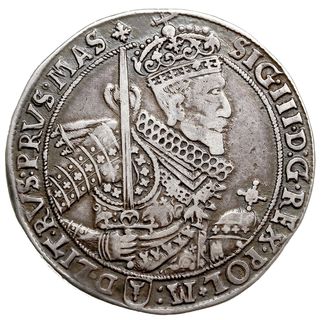 talar 1629, Bydgoszcz, Aw: Popiersie w prawo i napis wokoło, Rw