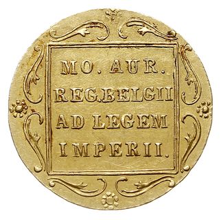 dukat 1831, Warszawa, kropka przed pochodnią, złoto 3.47 g, Plage 269, drobne rysy w tle