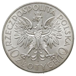 10 złotych 1933, Warszawa, Romuald Traugutt, Parchimowicz 122, piękne
