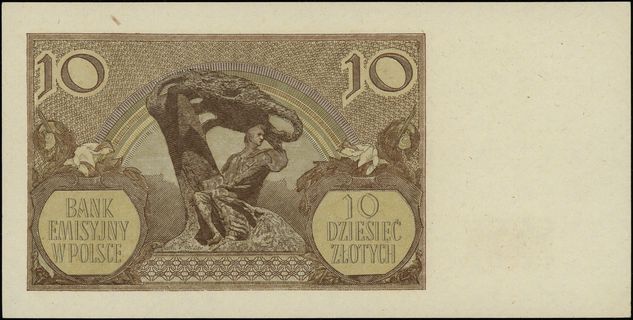 10 złotych 1.03.1940, seria L, numeracja 6985049