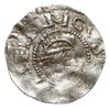 Strassburg, Henryk II 1002-1024, denar, Aw: Popiersie króla w prawo, Rw: Napis w formie krzyża ARG..