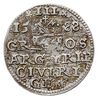 trojak 1588, Ryga, duże popiersie króla, Iger R.88.2.a (R1), Gerbaszewski 13