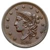 1 cent 1838, typ Coronet, KM 45, bardzo ładny, patyna