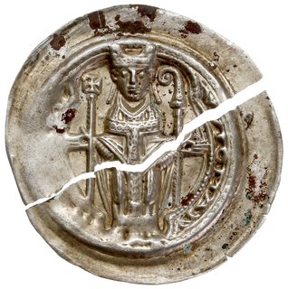 Magdeburg- arcybiskupstwo, Wichmann von Seeburg 1152-1192, brakteat, mennica Halle