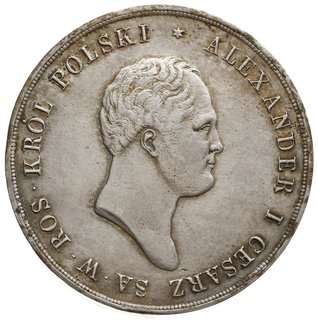 10 złotych 1822, Warszawa, Plage 25 (R), Bitkin 821 (R), Berezowski 30 zł., justowane, tło monety naprawiane