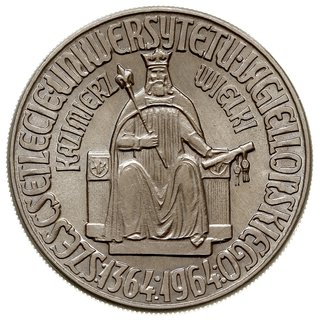 10 złotych 1964, Warszawa, Kazimierz Wielki, miedzionikiel, 12.97 g, bez napisu PRÓBA, Parchimowicz P.241.b, nakład nieznany, rzadkie