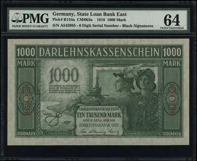 Darlehnskasse Ost, 1.000 marek 4.04.1918, Kowno,