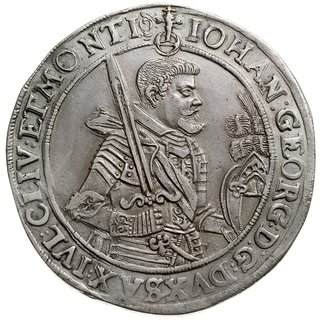 Jan Jerzy I 1615-1656, talar 1623, Drezno, srebro 28.85 g, Kahnt 156, Dav. 7601, Schnee 818, Slg. Merseb. 1027