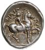 Macedonia, Filip II 359-336 pne, tetradrachma, Amphipolis, ok. 348-383 pne, Aw: Głowa Zeusa w praw..