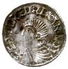 Aethelred II 978-1016, denar typu long cross 997-1003, mennica Londyn, mincerz Aethelwerd, Aw: Pop..