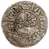 Karol II Łysy 843-877 - jako król Francji, denar, Le Mans, Aw: Monogram Karolvs, wokoło GRATIA D-I..