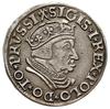 trojak 1537, Gdańsk, korona królewska bez krzyżyka i na rewersie końcówka napisu GEDANEN, Iger G.3..