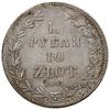 1 1/2 rubla = 10 złotych 1841, Warszawa, Plage 341, Bitkin 1137 (R)
