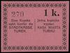 Turek, Kasa miasta, 1, 2 i 50 kopiejek (1914), Podczaski R-454.A.1 (notuje tylko istnienie nie zna..