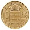 Rainier III 1949-2005, 10 franków 1950, Paryż, piefort, próba ESSAI, złoto 20.98 g, Fr. 30, Charle..