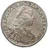 talar 1756 I.C.B., z tytulaturą i portretem Franciszka I, srebro 28.10 g, Beckenb. 7102, Dav. 2618