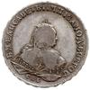 rubel 1745 СПБ, Petersburg, srebro 25.39 g, Bitkin 260, Diakov 133, moneta z ładnym blaskiem menni..