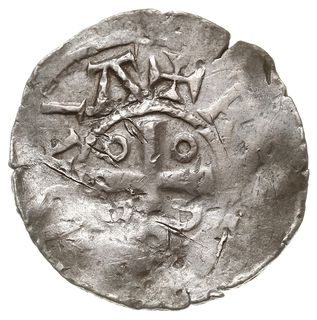 zestaw denarów typu OAP, X-XI w., Dbg 1167, Kluge 44, razem 5 sztuk, gięte