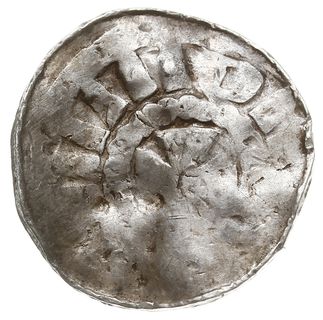 zestaw denarów krzyżowych XI w., Aw: Kapliczka, Rw: Krzyż kawalerski, Gum-CNP typ II, razem 2 sztuki, gięte, jeden pęknięty
