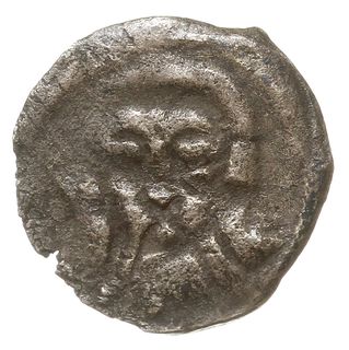 Koszalin, denar XV w., Aw: Głowa na wprost, Rw: Litera Z i kółka po jej bokach, Dbg-P. 187a, Kop. 8477b (R4), 0.23 g, ładnie zachowany
