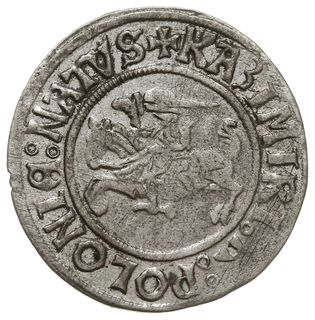 grosz bez daty, Głogów, moneta królewicza Zygmunta jako księcia głogowskiego, Fbg. 295, przyzwoity, czytelny egzemplarz