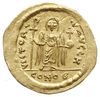 solidus 603 - 607, Konstantynopol, Aw: Popiersie cesarza na wprost, D N FOCAS PERP AVG, Rw: Anioł ..