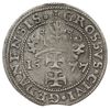 grosz oblężniczy 1577, Gdańsk, odmiana bez kawki”, na awersie Głowa Chrystusa przerywa wewnętrzną ..